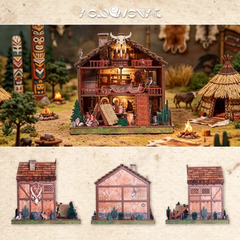Ugeargeek Native Spirit Lodge Miniature House