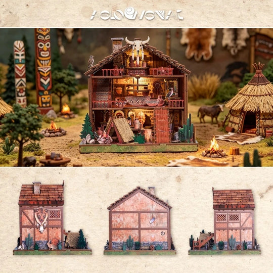 Ugeargeek Native Spirit Lodge Miniature House