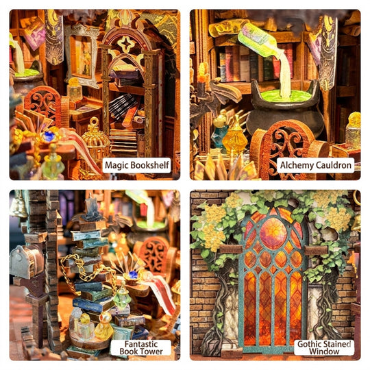 Ugeargeek Mystical Timekeeper's Atelier DIY Book Nook
