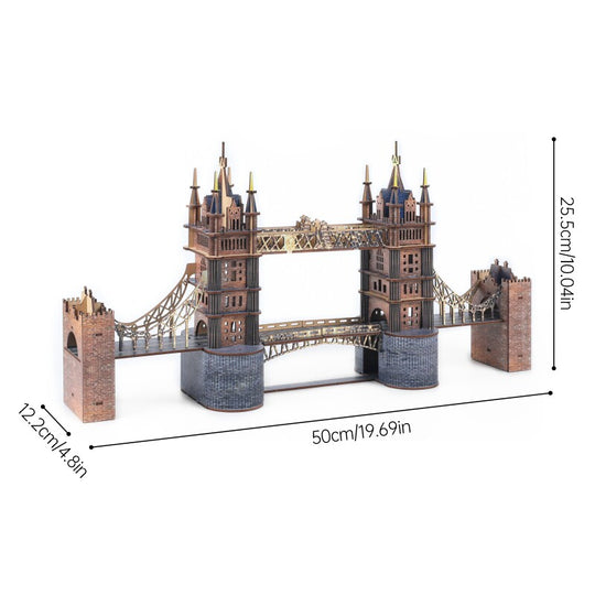 Ugeargeek London Tower Bridge 3D Wooden Puzzle