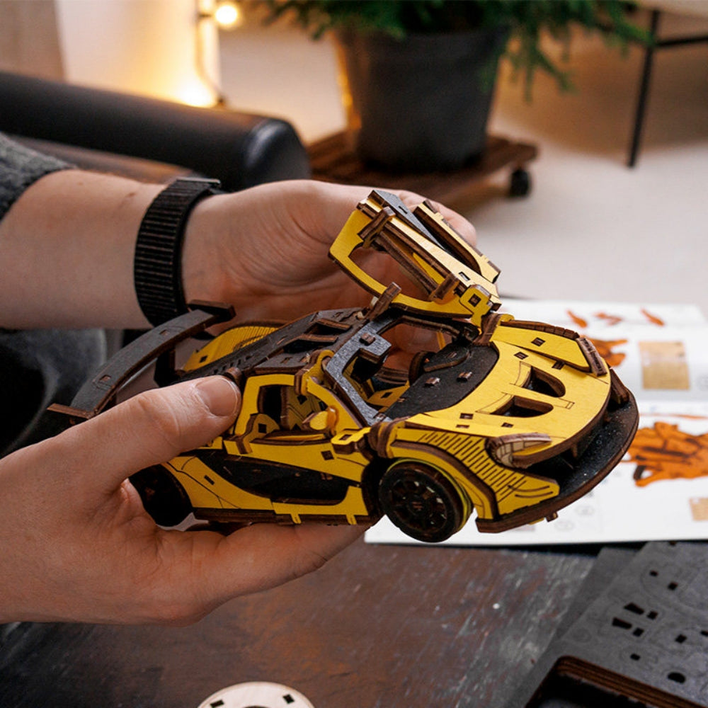 Ugeargeek 3D Wooden Lamborghini Racing Car Model