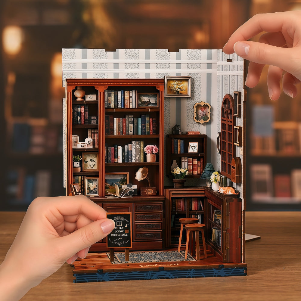 Ugeargeek The Pergola Reading Room Street Corner Book Shop DIY Kit