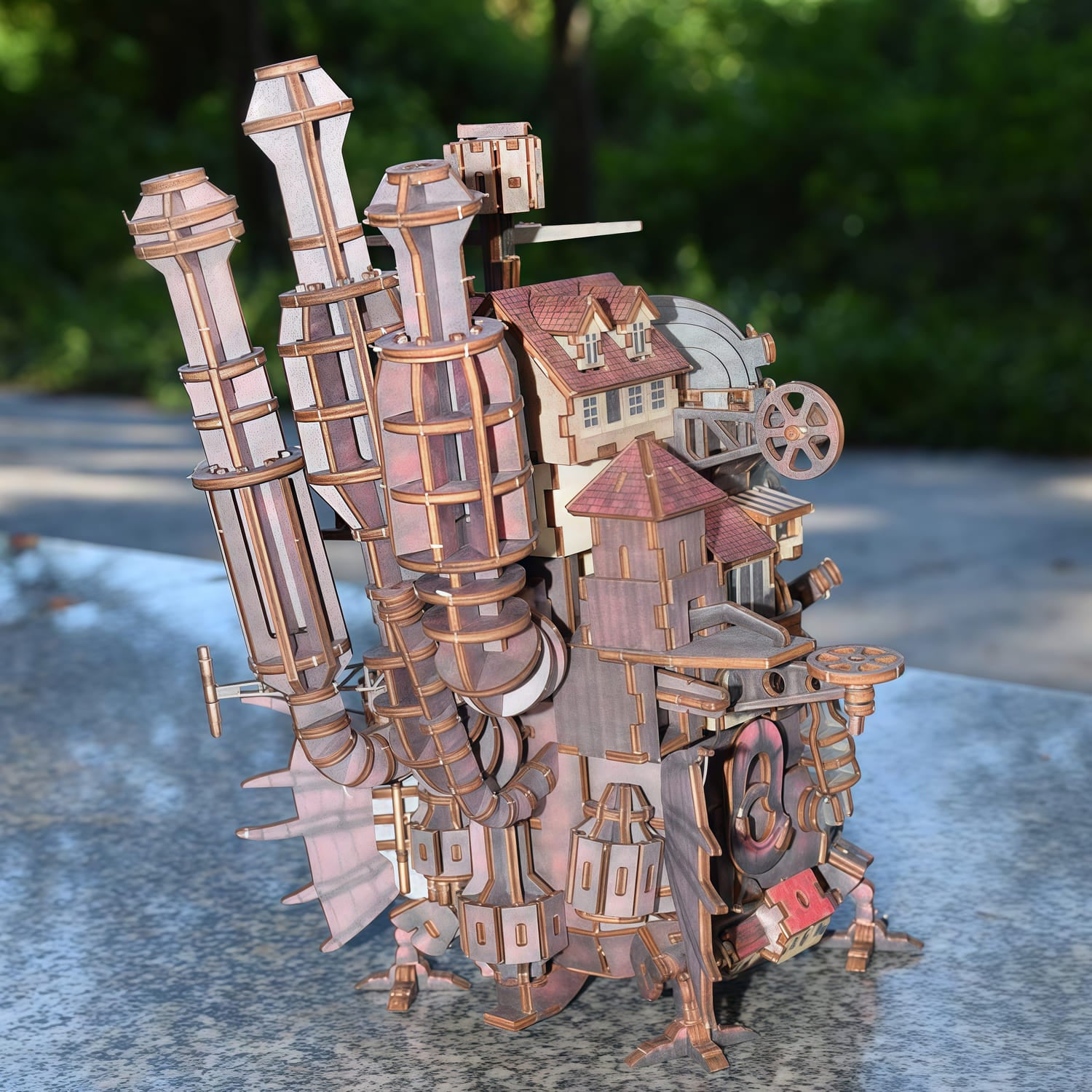 Hal's Moving Castle 3D Wooden Puzzle – Ugeargeek