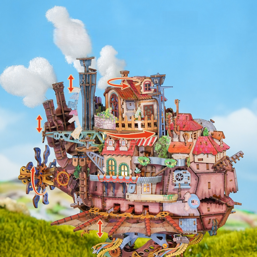 Roaming Fortress 3D Wooden Puzzle