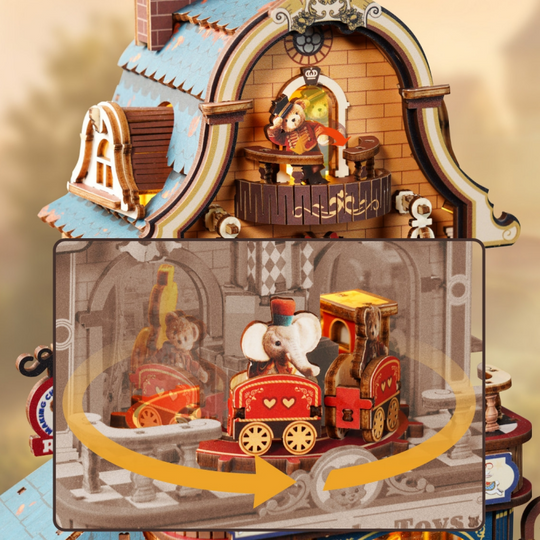 Bear Toy Shop Miniature Dollhouse Kit