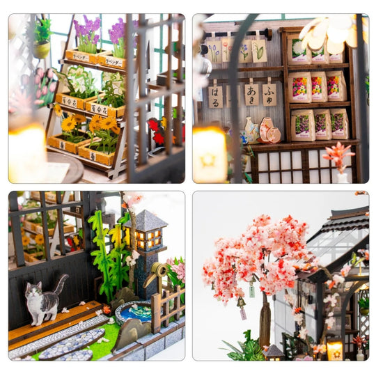 Ugeargeek DIY Miniature Sakura Greenhouse Kit