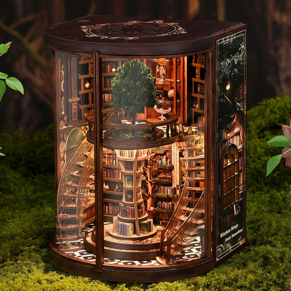 Ugeargeek Wisdom Annual Ring Library Enchanted Corner Book Nook Kit