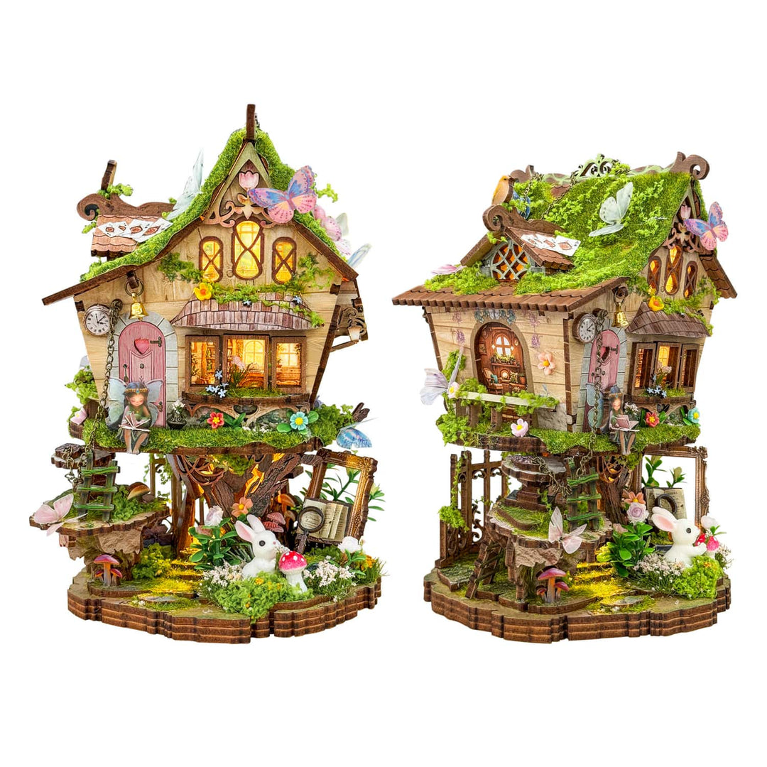 Ugeargeek Enchanted Elf Tree Cabin Building Set