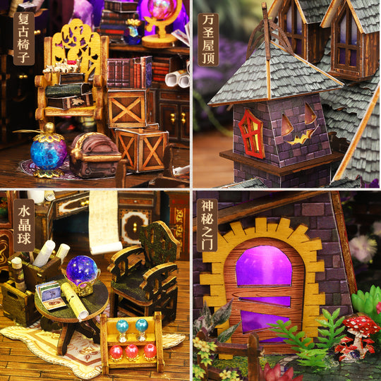 Ugeargeek Strange Castle 3D Wooden Puzzle