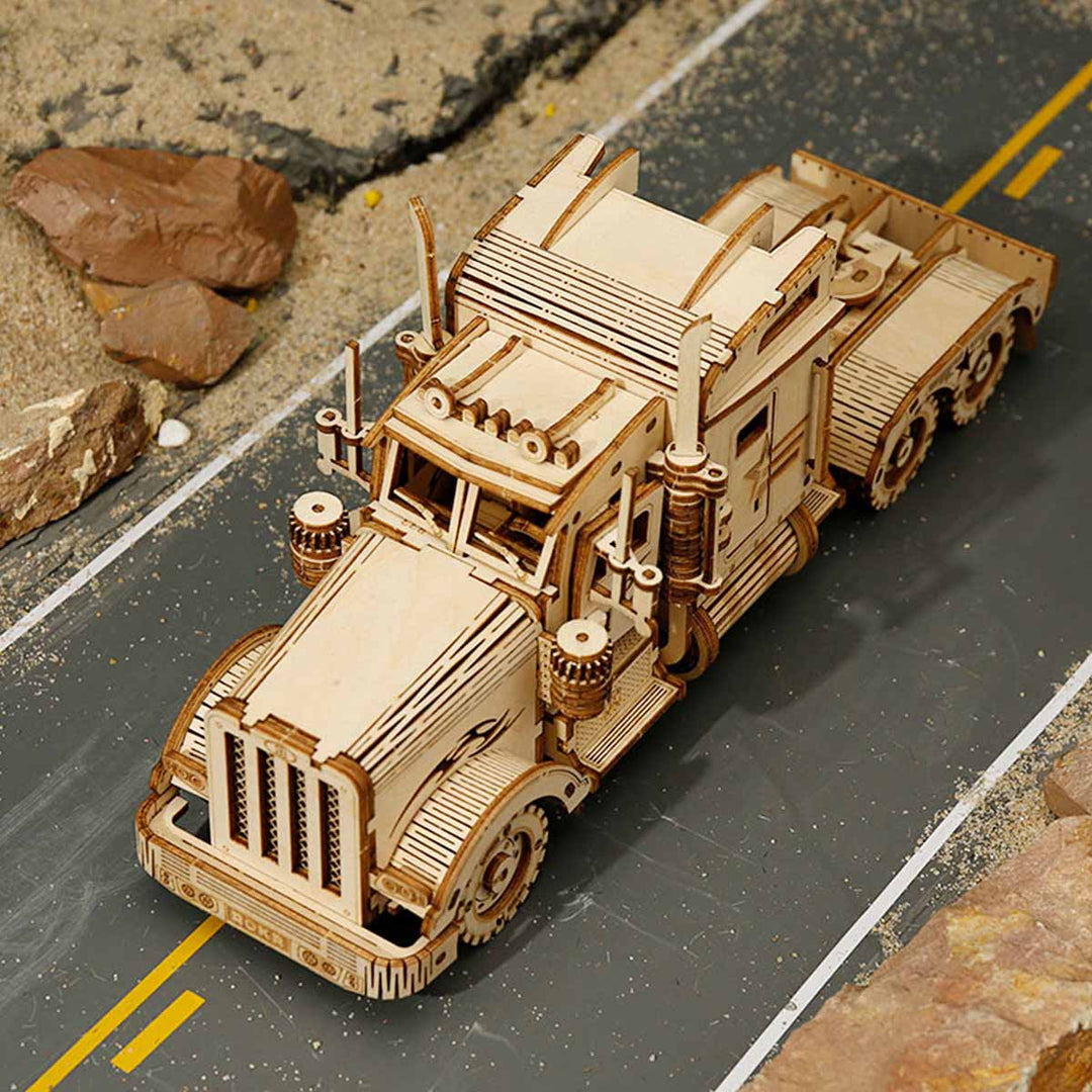 Heavy Truck Scale Model 3D Wooden Puzzle MC502 Rokr