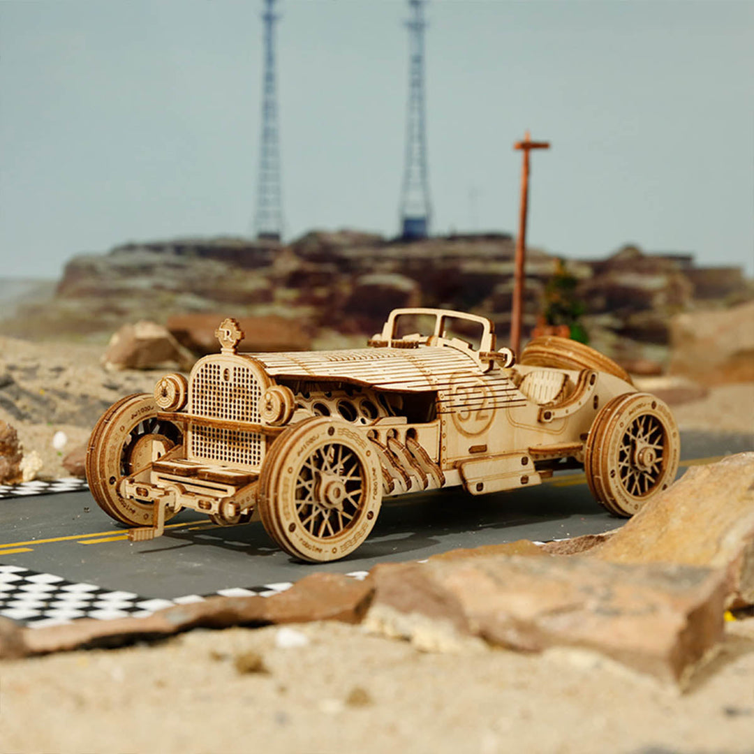 Grand Prix Car Scale Model 3D Wooden Puzzle MC401 Rokr