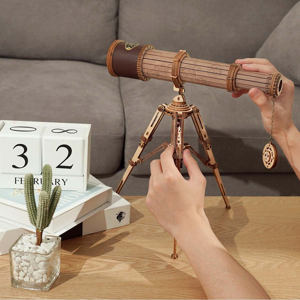 Monocular Telescope 3D Wooden Puzzle ST004 Rokr