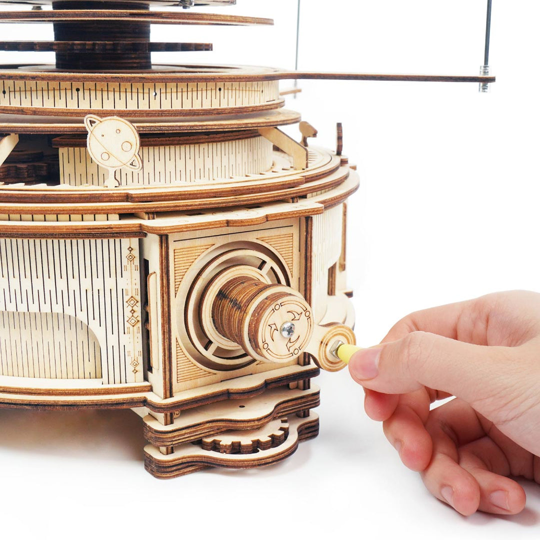 Mechanical Orrery ST001 3D Wooden Puzzle Rokr