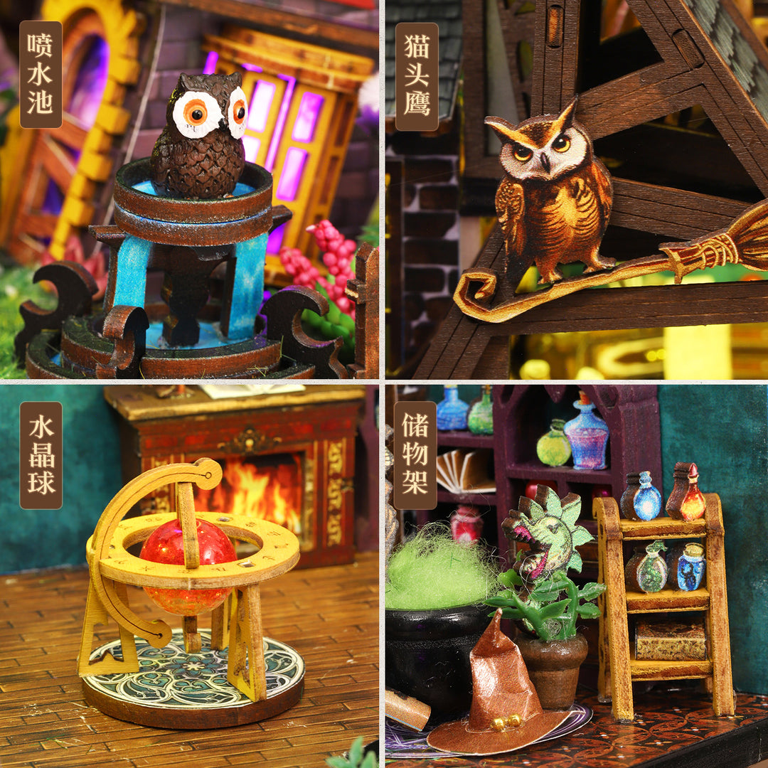 Ugeargeek Strange Castle 3D Wooden Puzzle