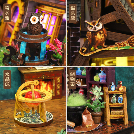 Ugeargeek Strange Castle 3D Wooden Puzzle