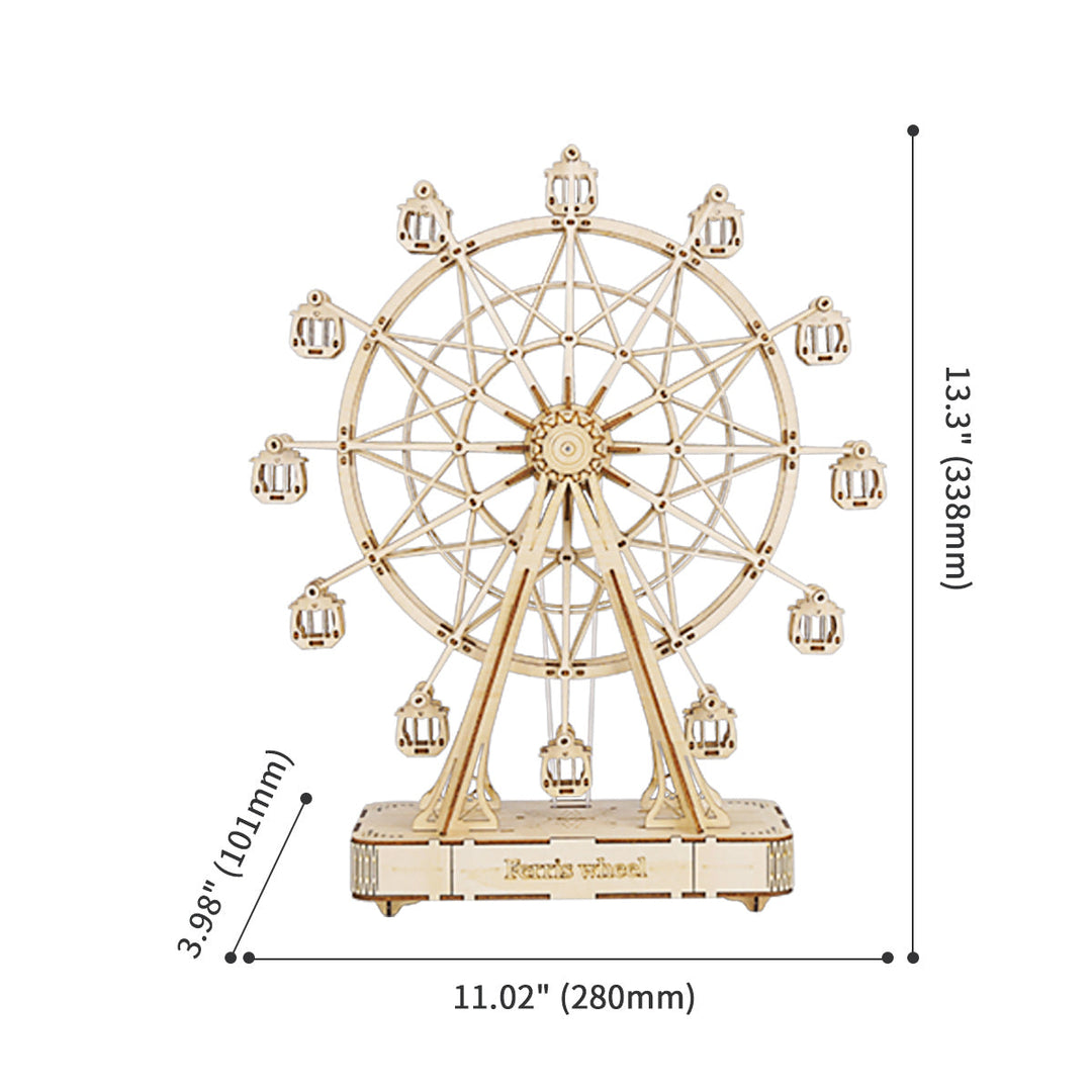 Ferris Wheel 3D Wooden Puzzle Music Box TGN01 Rolife