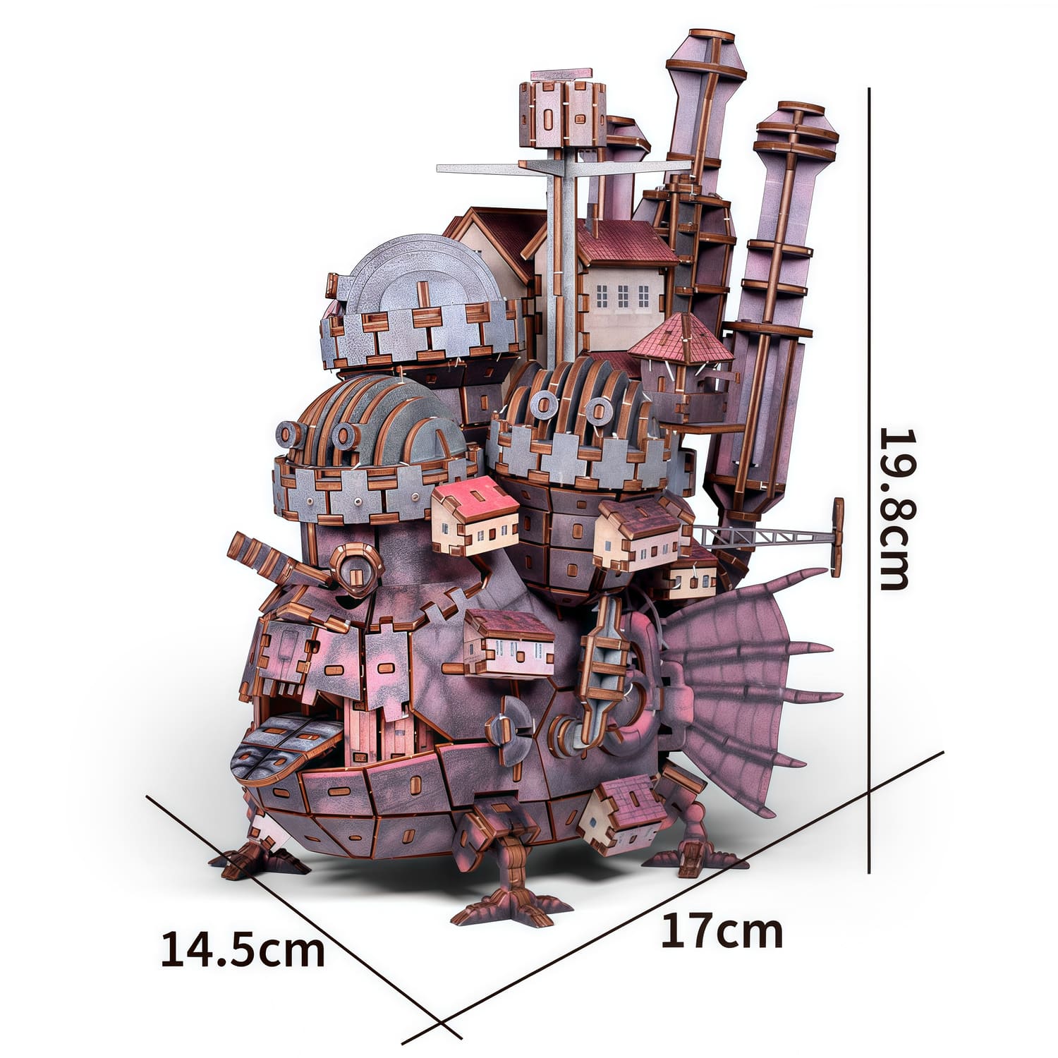 Hal's Moving Castle 3D Wooden Puzzle – Ugeargeek
