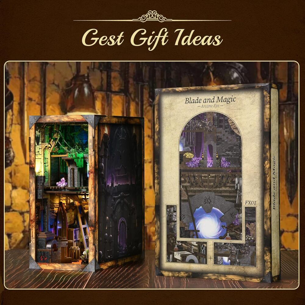 Ugeargeek DIY Book Nook Kit - Blade and Magic