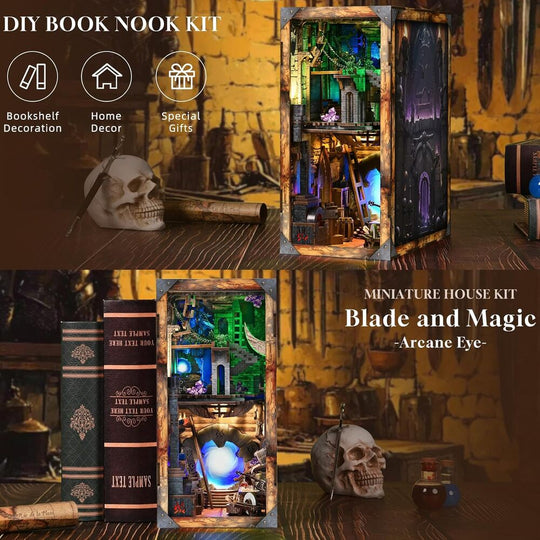 Ugeargeek DIY Book Nook Kit - Blade and Magic