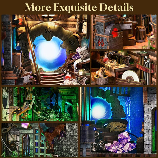 Ugeargeek DIY Book Nook Kit - Blade and Magic