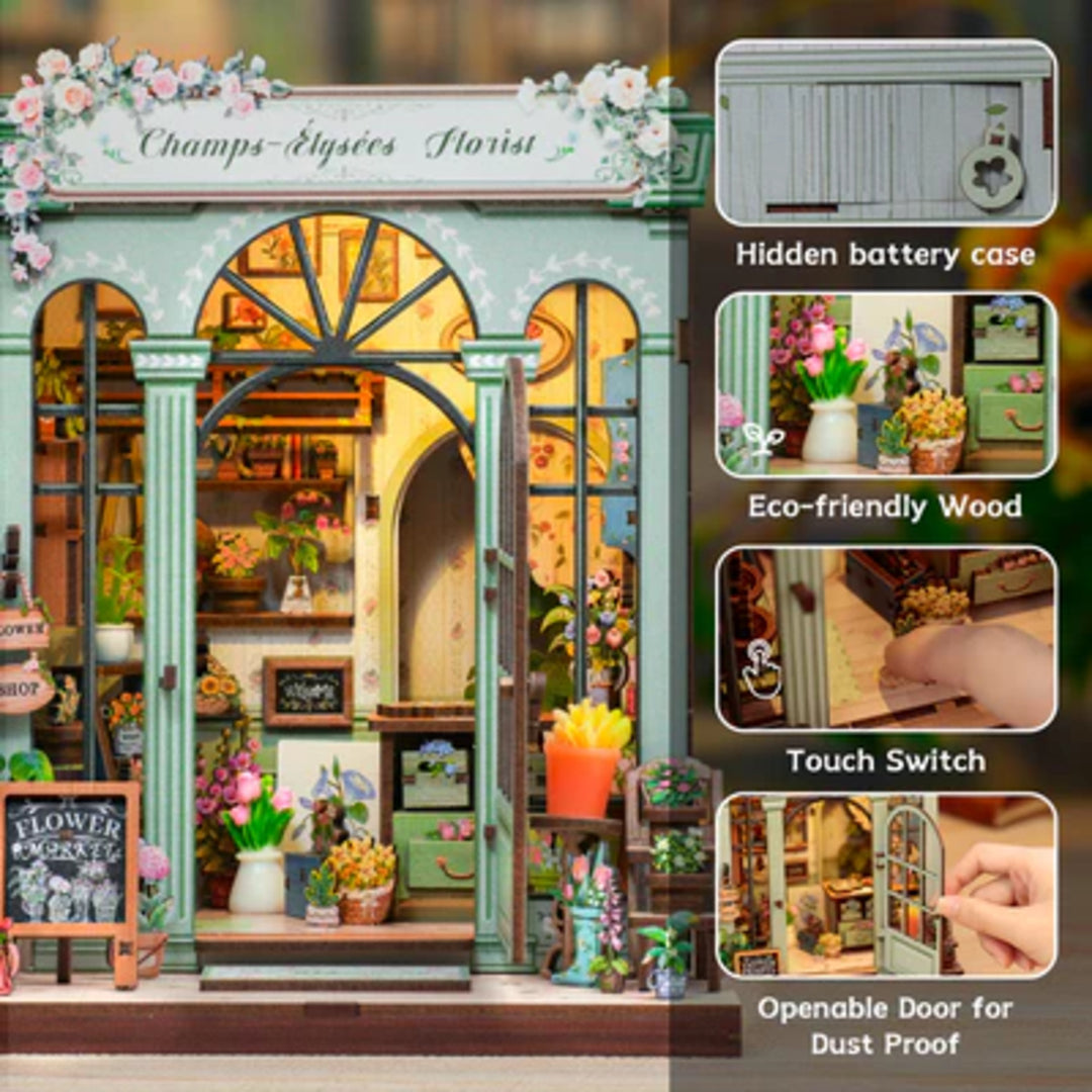 Ugeargeek Champs-Élysées Flower Shop Book Nook