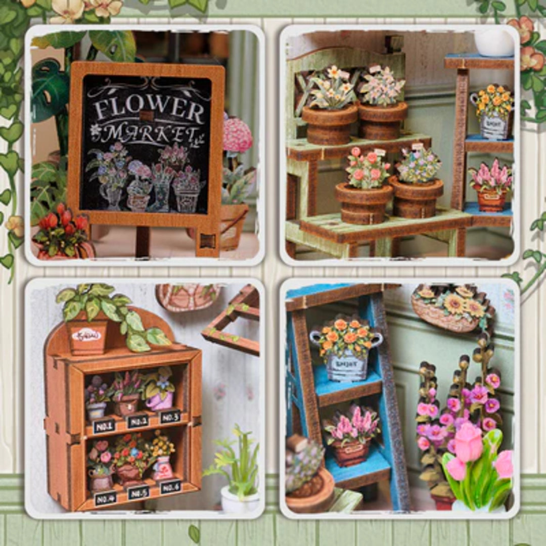 Ugeargeek Champs-Élysées Flower Shop Book Nook