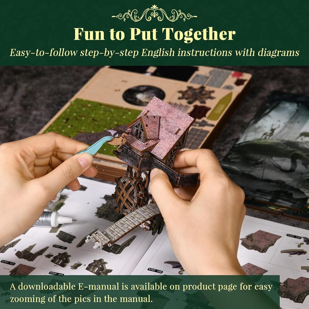 Ugeargeek DIY Book Nook Kit - Down The Rabbit-Hole