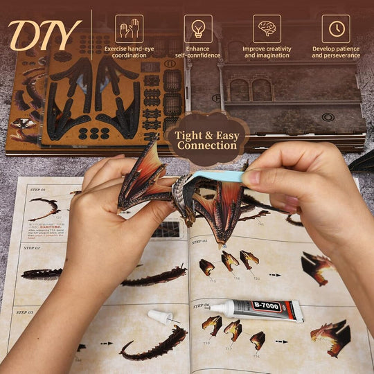 Ugeargeek DIY Book Nook Kit - Ember Castle