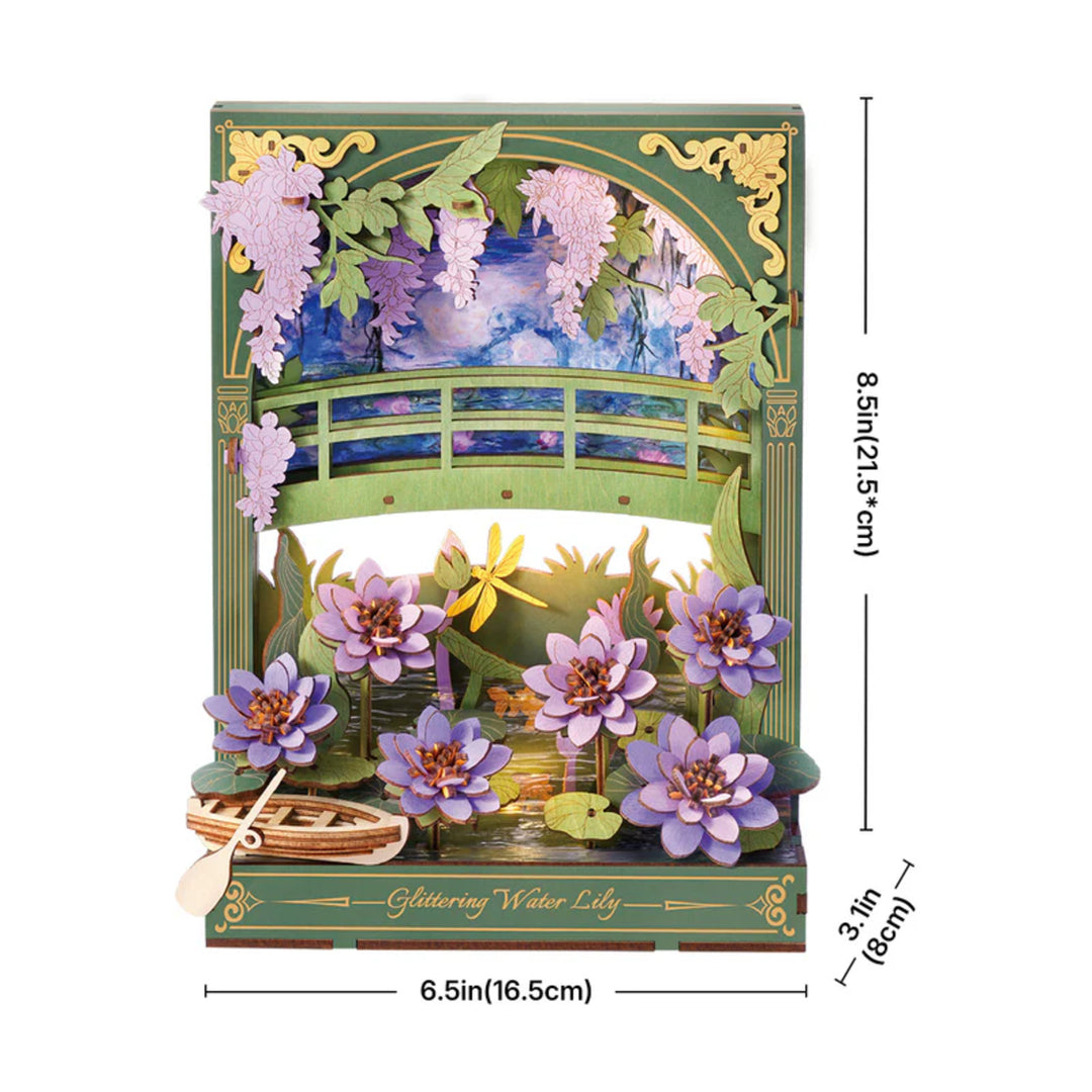 Ugeargeek Glittering Water Lily Wall Art