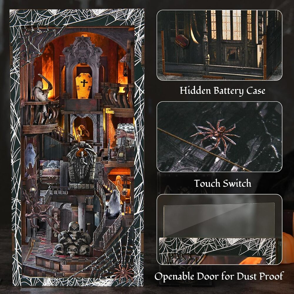 Ugeargeek DIY Book Nook Kit - Haunting Relics