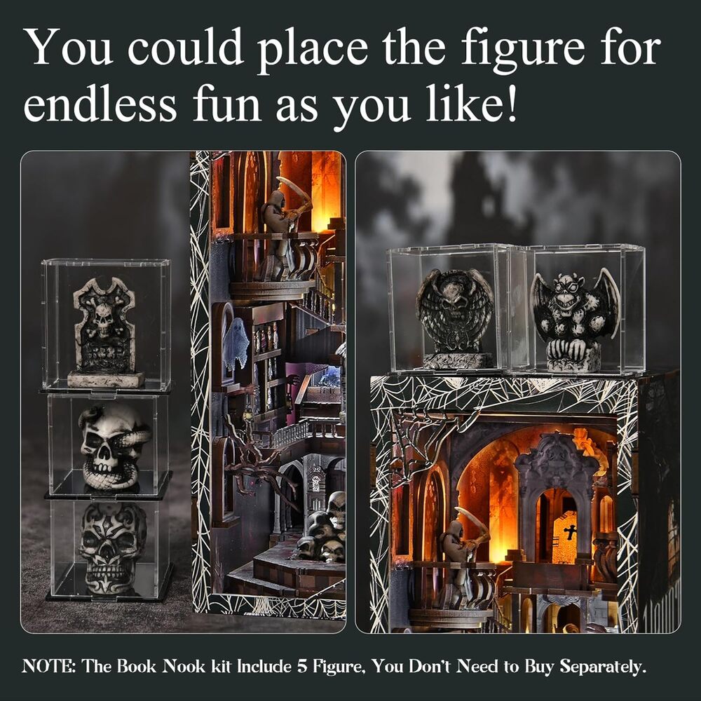 Ugeargeek DIY Book Nook Kit - Haunting Relics