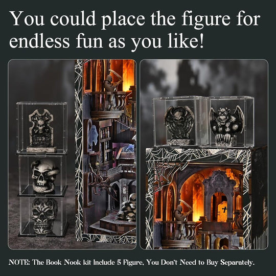 Ugeargeek DIY Book Nook Kit - Haunting Relics