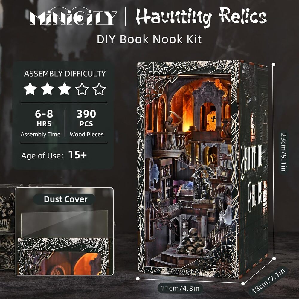 Ugeargeek DIY Book Nook Kit - Haunting Relics