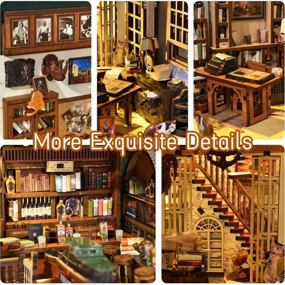 Ugeargeek DIY Book Nook Kit - Hemingway House