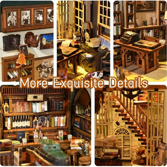 Ugeargeek DIY Book Nook Kit - Hemingway House