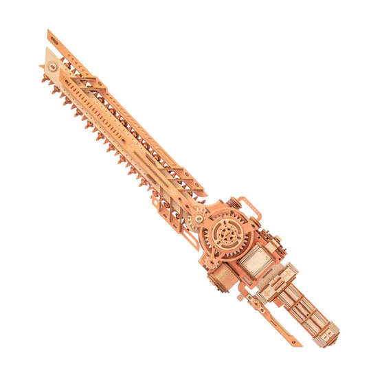 Ugeargeek Steampunk Mechanical Saw 3D Wooden Puzzle Kit