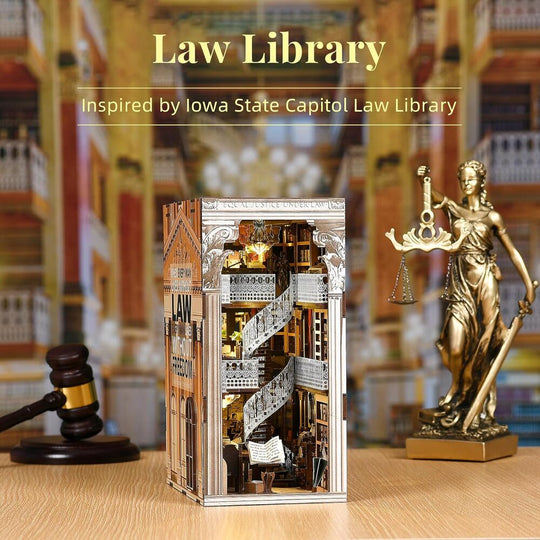 Ugeargeek DIY Book Nook Kit - Law Library