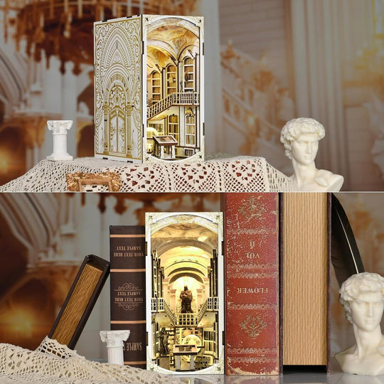 Ugeargeek DIY Book Nook Kit - Library of Gods