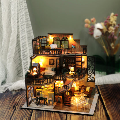 Dream Building Pavilion DIY Dollhouse Miniature