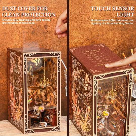 Ugeargeek DIY Book Nook Kit - Painter's Day at Dusk