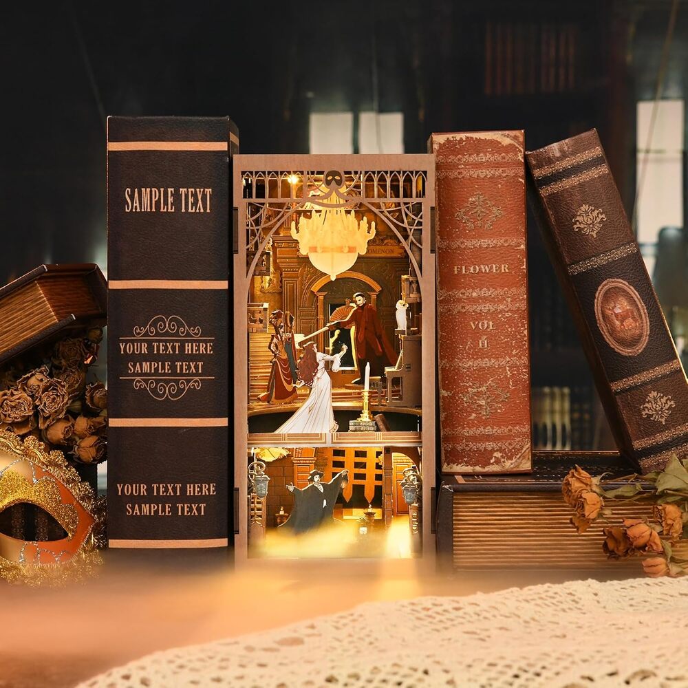 Ugeargeek DIY Book Nook Kit - Phantom of The Opera