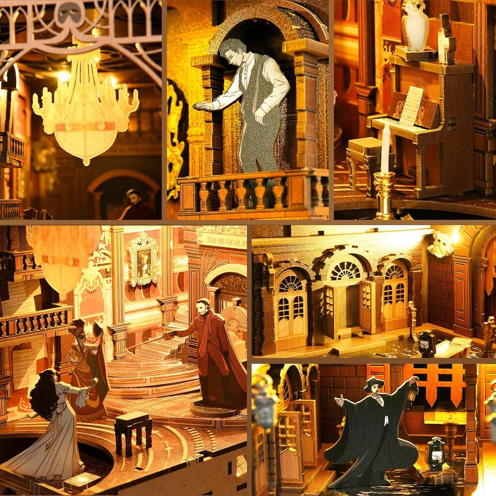 Ugeargeek DIY Book Nook Kit - Phantom of The Opera