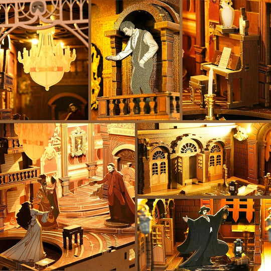 Ugeargeek DIY Book Nook Kit - Phantom of The Opera