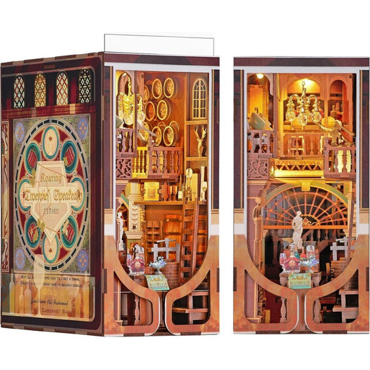 Ugeargeek DIY Book Nook Kit - Roaring Twenties Speakeasy