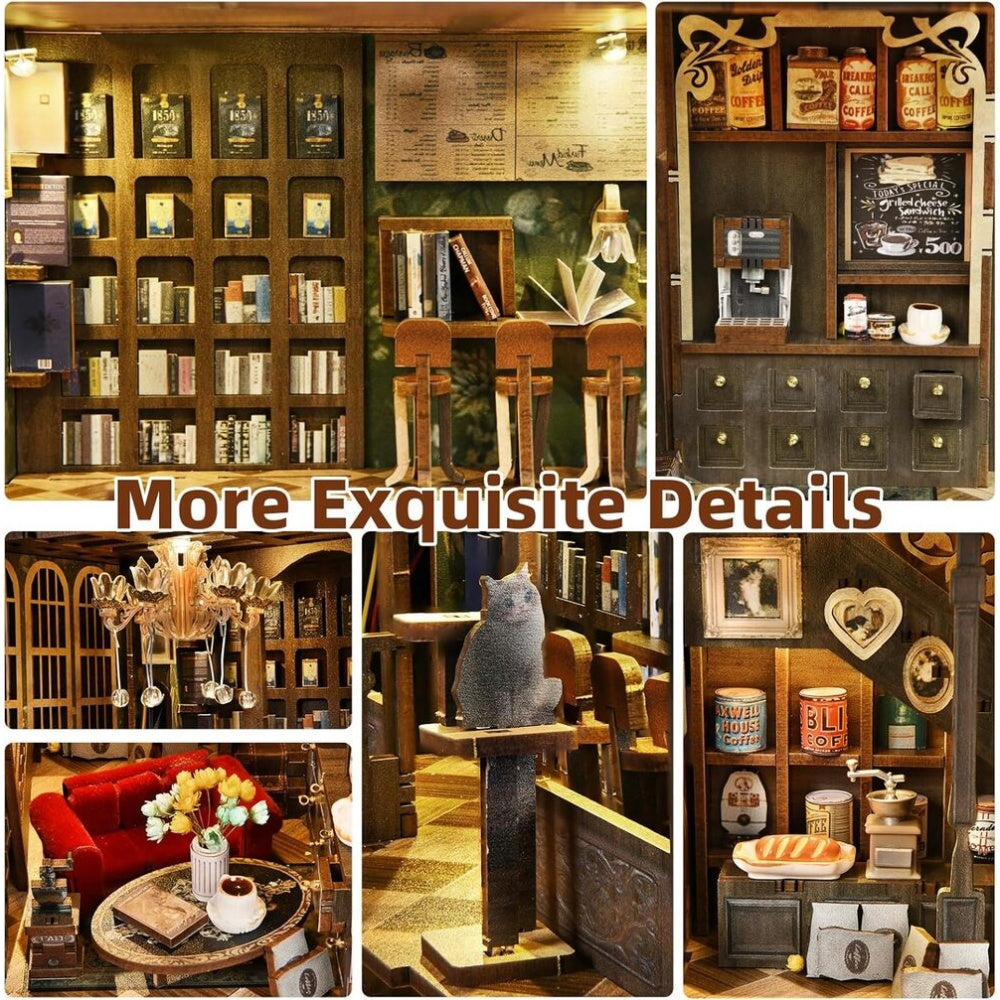 Ugeargeek DIY Book Nook Kit - Saisons Café