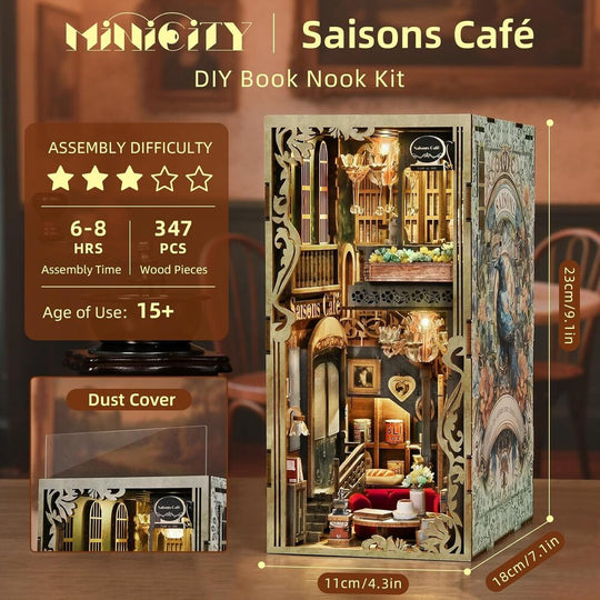 Ugeargeek DIY Book Nook Kit - Saisons Café
