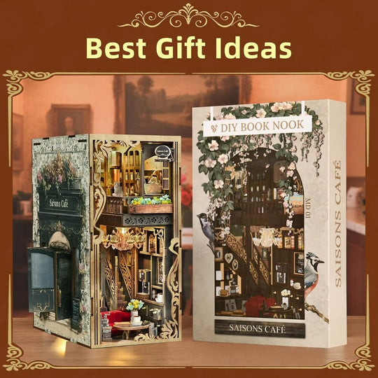 Ugeargeek DIY Book Nook Kit - Saisons Café