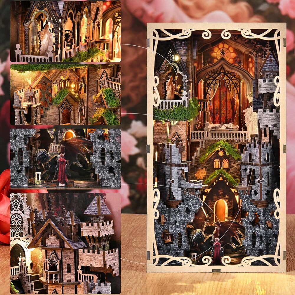 Ugeargeek DIY Book Nook Kit - Sleeping Beauty