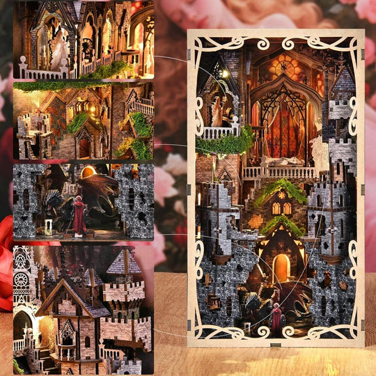 Ugeargeek DIY Book Nook Kit - Sleeping Beauty