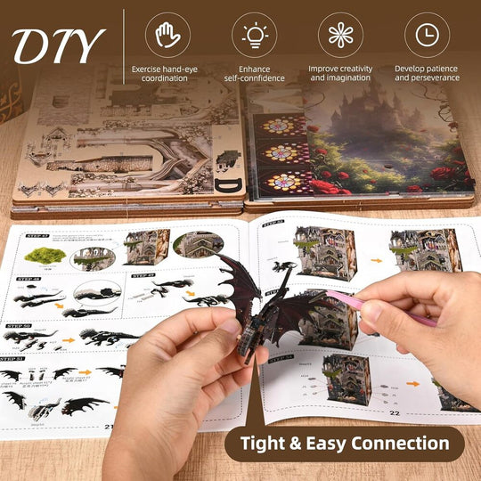 Ugeargeek DIY Book Nook Kit - Sleeping Beauty